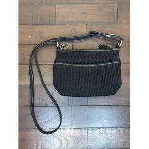 The Sak Black Crochet Purse 4516-BLK Vintage - Great condition -‎ Boho Chic